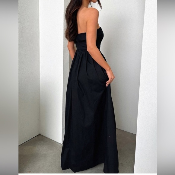 THATSSOFETCH Black Cornell Strapless Maxi Dress NWT - Picture 4 of 16